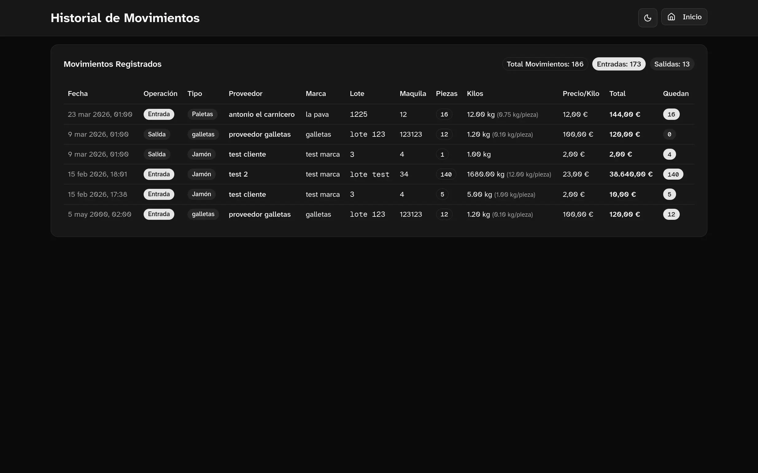 Carnicería App screen 3